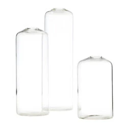 Highball Curved Rim Glass Bud Vase