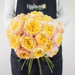 Tuscan Sun Bicolor Garden Roses -Garden of Petals shine on sunset rose diy wedding 28 10223 l