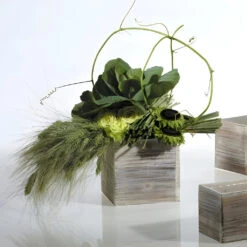 Garden of Petals -Garden of Petals wooden square flower box floral supplies close up caf7a